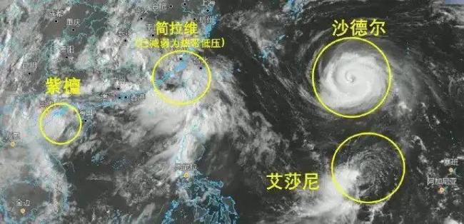 今年已生成21个台风其中4个登陆我国