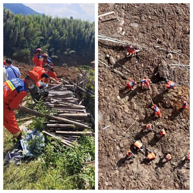 江西遂川地质灾害致16人遇难 救援难度加大