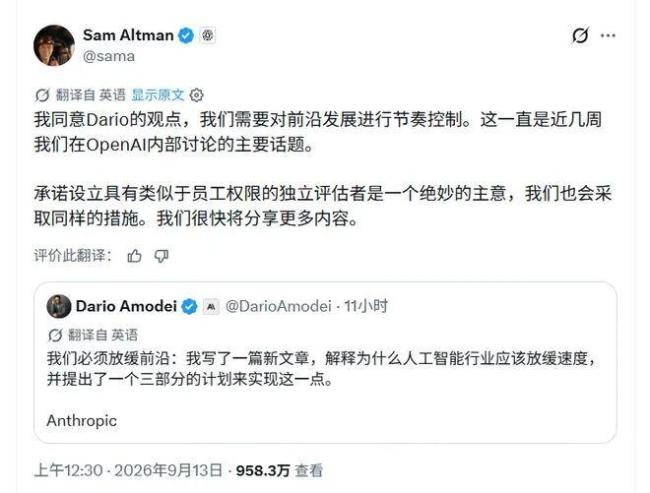 AI巨头们为何都要放缓 安全与资本的博弈