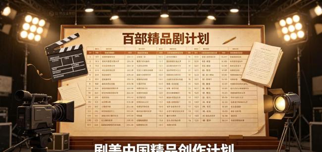 广电总局策划十五五推出100部好剧