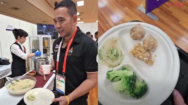 亚运会选手餐仅3块鸡肉