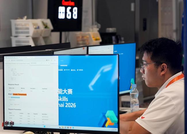 世赛现场看高手较量 毫厘之间的较量