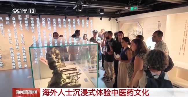 “入境即享” 外国游客沉浸式解锁中医药魅力