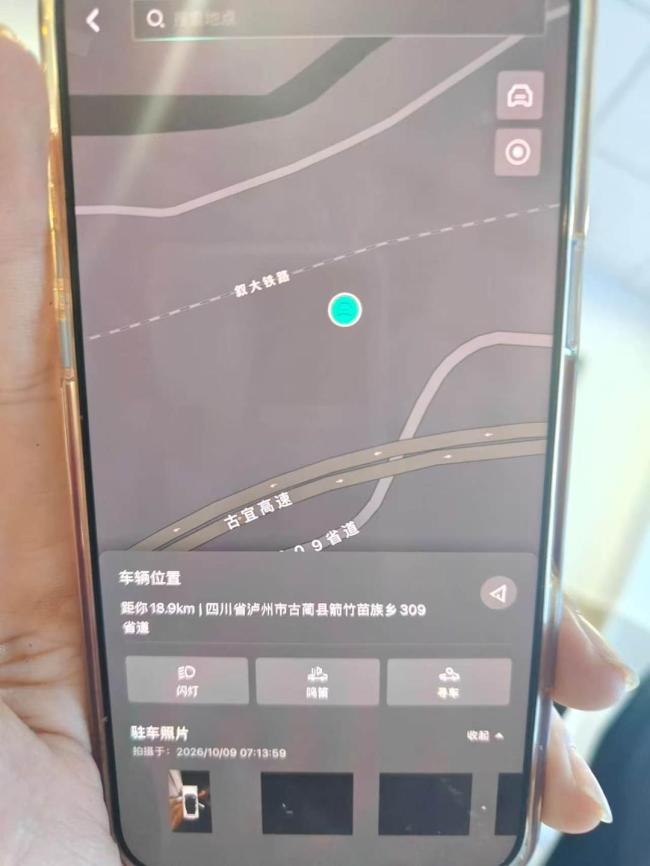新车坠崖跌落百米车主仅轻伤 草丛灌木缓冲救一命