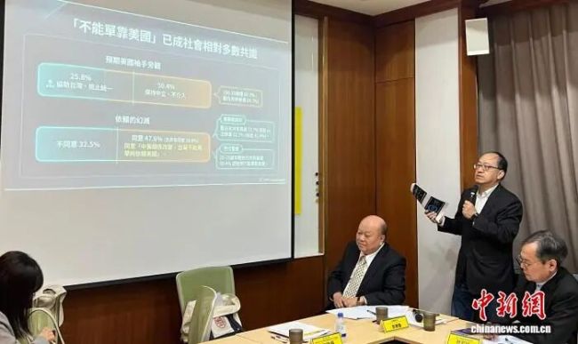 台民调：过半民众支持主动与大陆对话 多数认同不能单靠美国