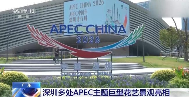 迎八方来客 深圳多处APEC主题巨型花艺景观亮相