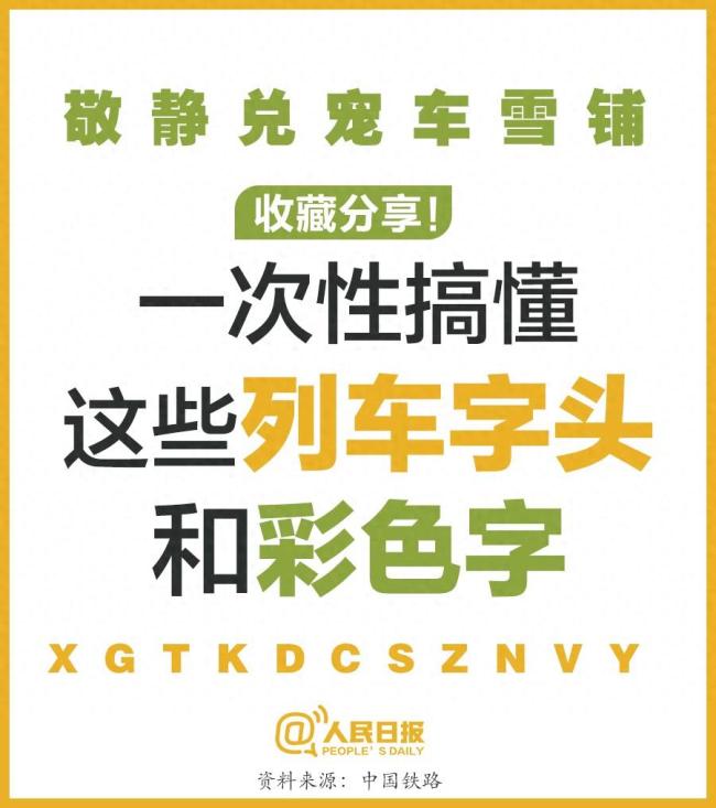 一次性搞懂12306购票页面7种标识 解密列车字头含义