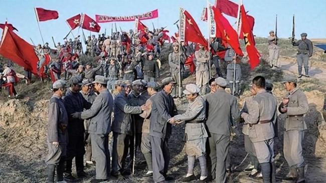 90年前的10月22日 红军三大主力会师将台堡