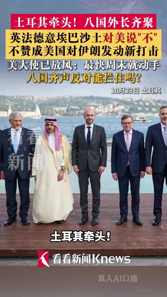 土耳其牵头，八国外长齐声对美说"不" 反对升级冲突