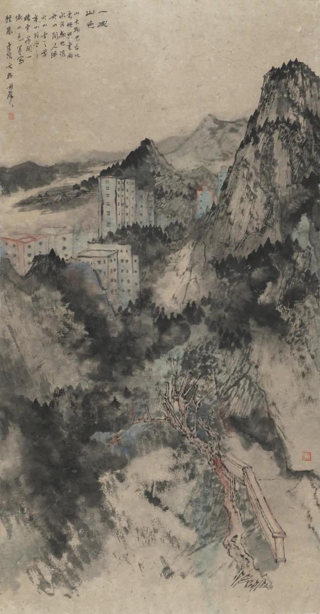 "春和景明——水墨五人展"3月26日将在济南开展,青年画家孙文韬以关山