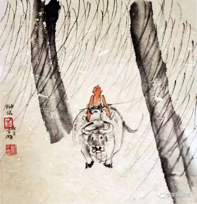 著名画家李学明访谈录下奏古琴雅音画人生三味