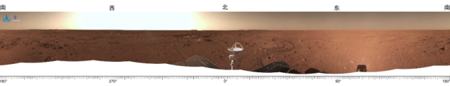 天问一号火星探测发回实拍影像，环绕器和“祝融号”火星车传来遥远祝福