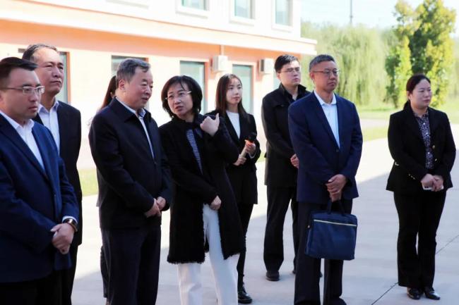 济南市统战部副部长张鹏一行到佳怡商河园区调研