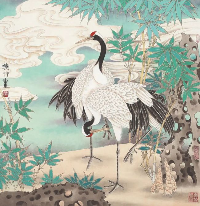 且向荷塘觅佳境——品味青年画家周绪行工笔画中的"清净世界"
