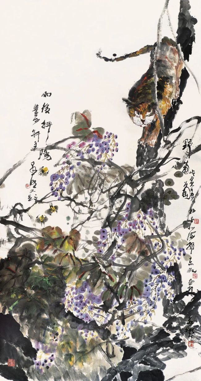 借花鸟之形绘万千气象著名画家郭志光的写意花鸟之道