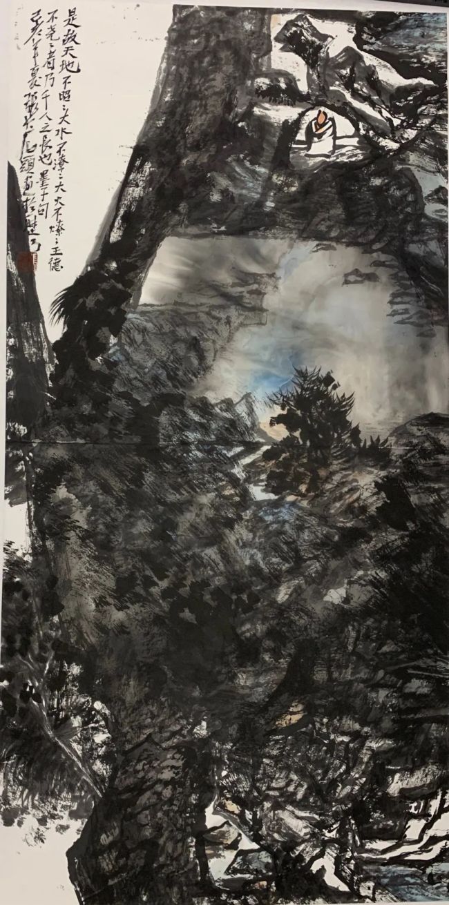 天地苍茫神游其间著名画家张志民心象山水之自由境界