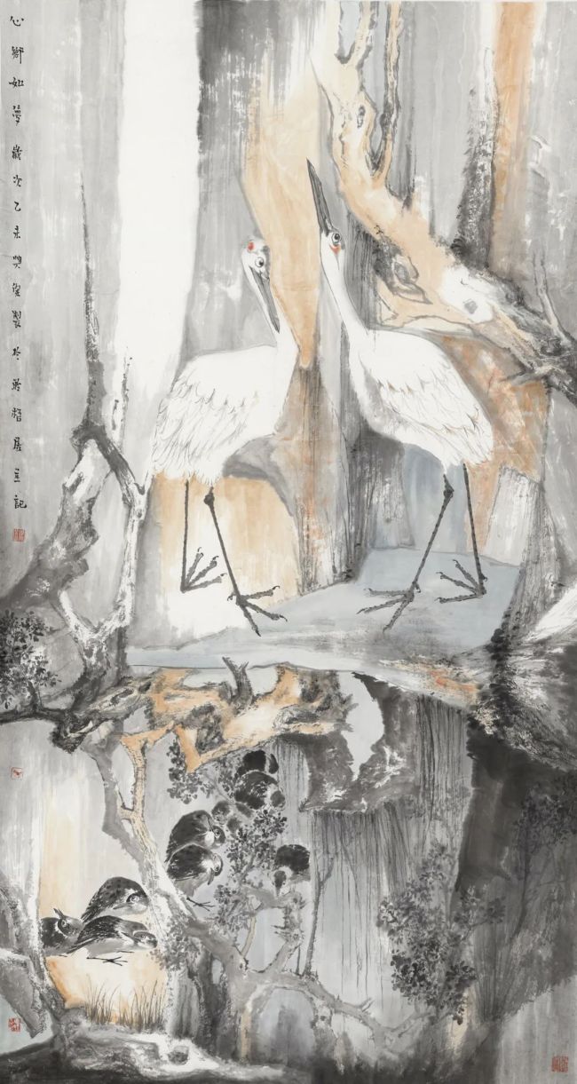 呦呦鹿鸣食野之苹青年画家李兴杰作品中的诗性与梦境