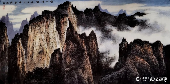 厚重苍茫雄健壮美体会著名画家王焕波的山岳梦魂