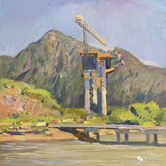 与缤纷色彩为伴著名画家孙立新京郊山村写生留下美好记忆