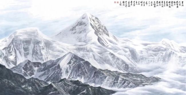 大画雪山奇观——走进著名画家李兵的高原雪山世界，一览孤标尘外的艺术玄机