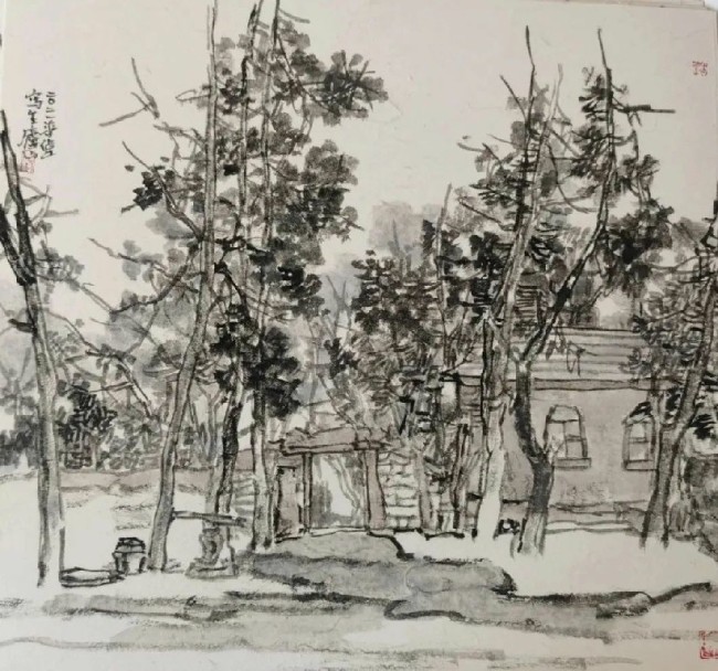 只缘身在此山中——著名画家李伟写生庐山收获颇丰