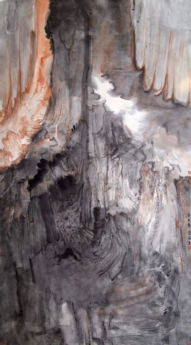 笔墨相伴 山水相依——著名画家李岗在艺术之路上茕茕而行_山东站