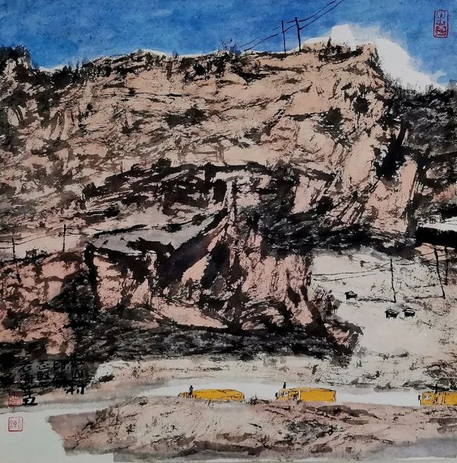 著名画家张志坚应邀参展水墨之界中国当代书画名家学术邀请展