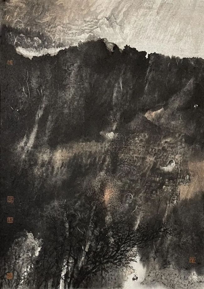 由一笔到千万笔著名画家李晓松的笔墨之道