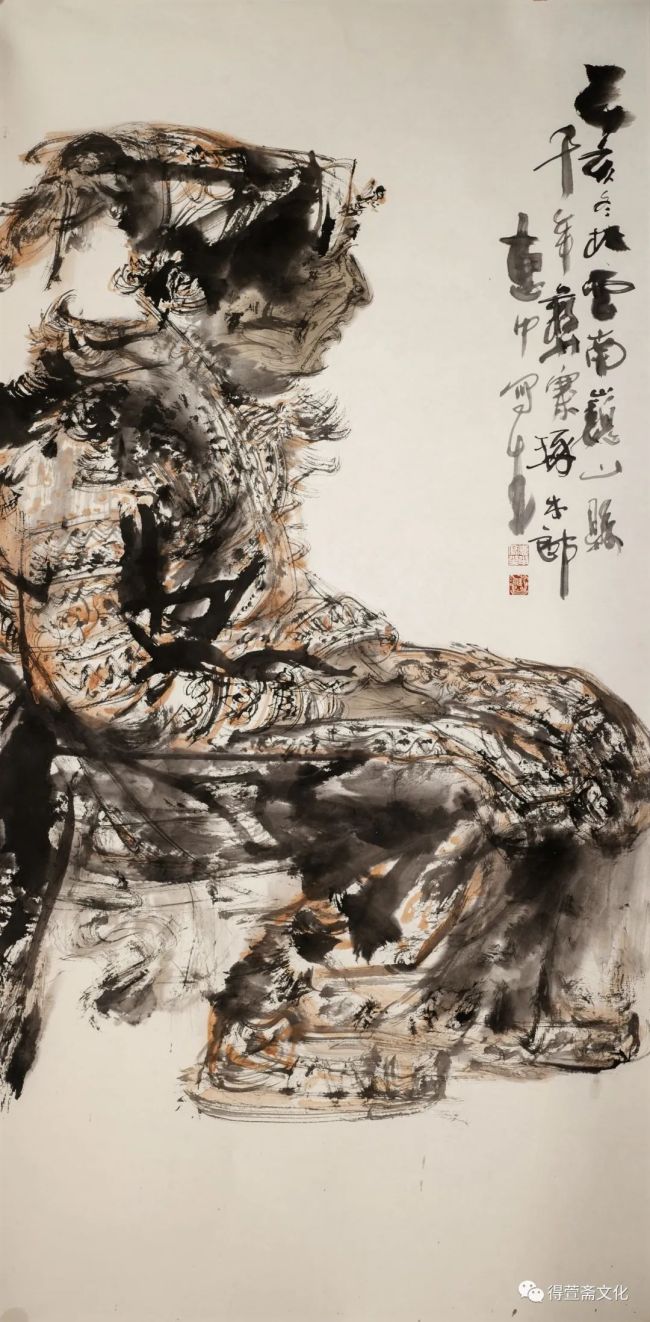 个性鲜明形神兼备著名画家任惠中参展大美艺雕当代中国写意人物画名家
