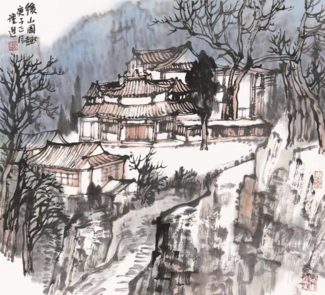 巴山蜀水无限情  　　——与张跃进山水画作品对话　