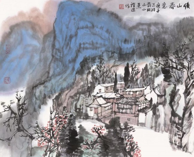 巴山蜀水无限情  　　——与张跃进山水画作品对话　