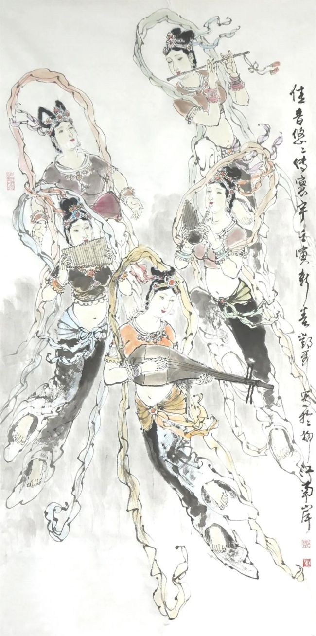 著名画家邓军应邀参展,"2023卯兔迎新——当代中国画名家小品邀请展"1