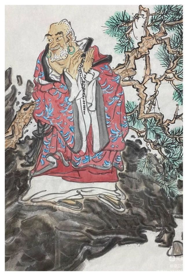 罗汉无非众生相，匹夫须有佛陀心——著名画家巫卫东新年“画”吉祥_山东站_中华网