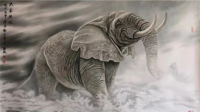 著名画家吕维超应邀参加大象无形大家气象2023名家书画迎春展