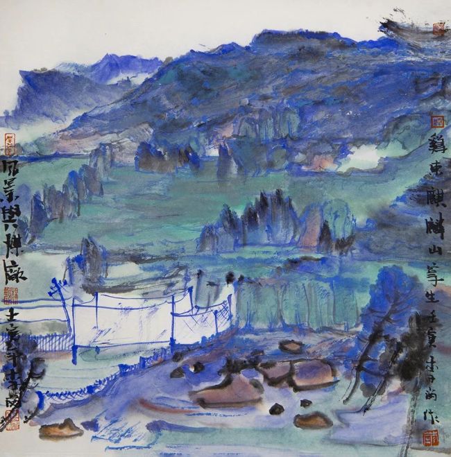 著名画家李岗谈笔墨秩序:"随形就势"与"画赶画"_山东站_中华网