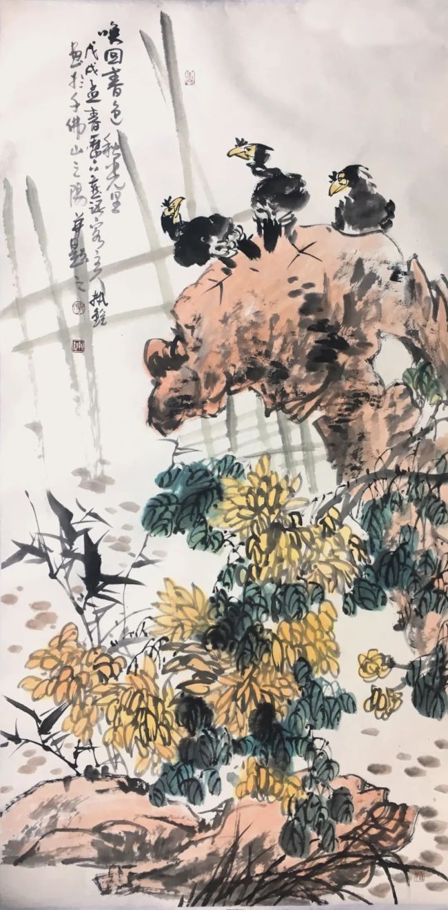 气韵生动,著名画家郭执铨应邀参展"玉兔呈祥——中国当代书画名家迎春