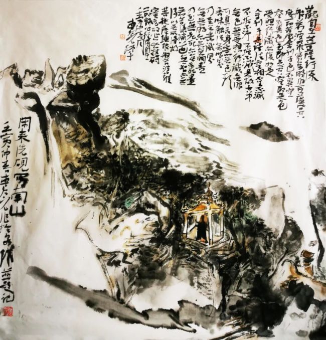 "文心雕龙——邹本虹,石寒,曹大元,徐波中国画邀请展"4月7日将在青岛