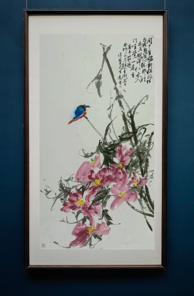 张晖笔墨“一览众山”——是竹篱茅舍,也是鸟语花香