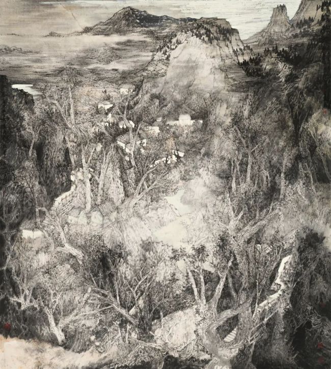 诗意栖居著名画家孙文韬应邀参展书画山东第八届2023中国画作品展