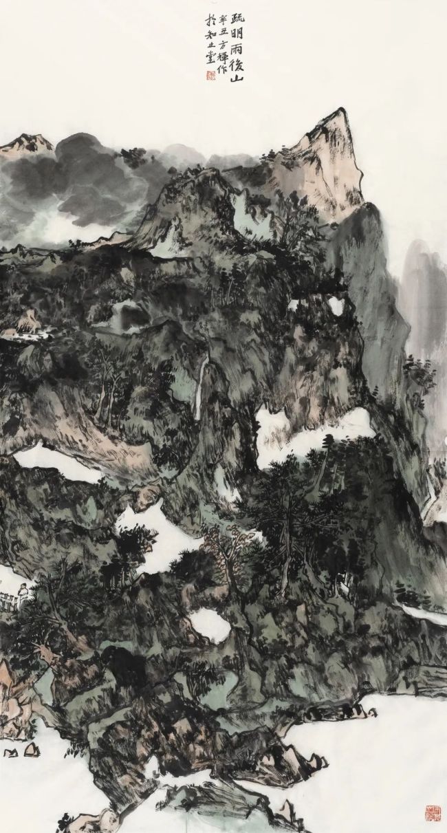 山自苍浑水自清,著名画家方辉应邀参展"书画山东