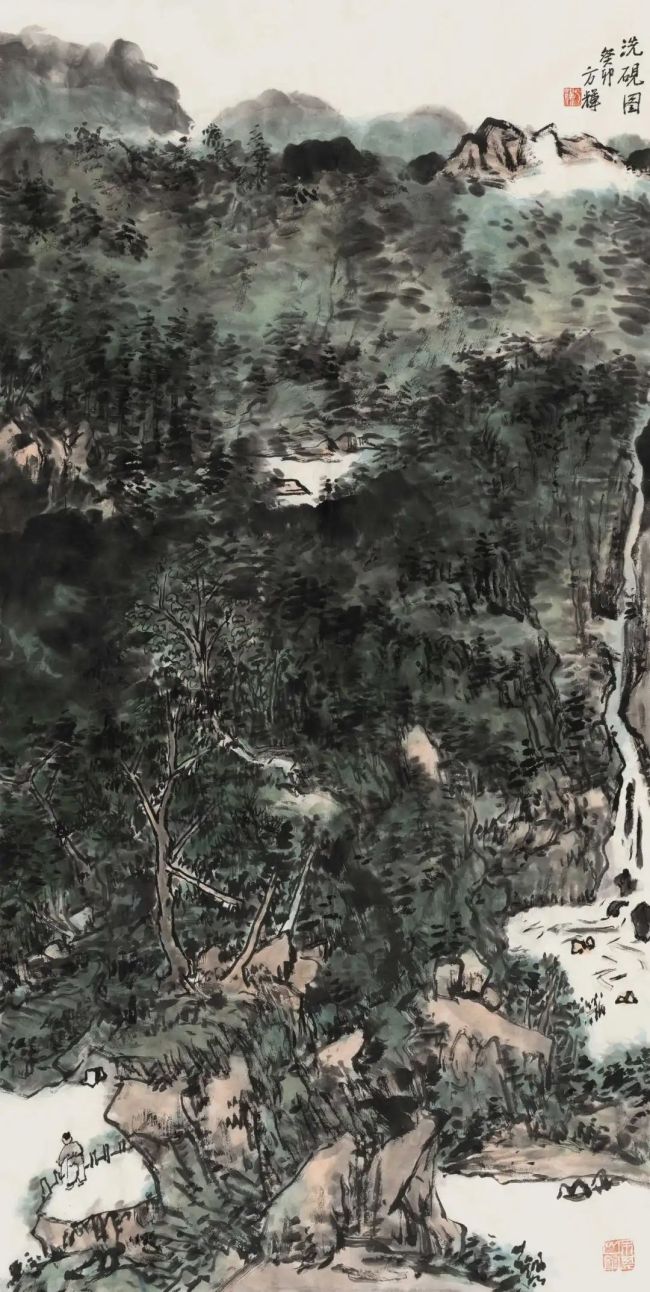 著书不为丹铅误 138cmx34cm 2022年(来源:艺术公社)画家简介方辉,山东