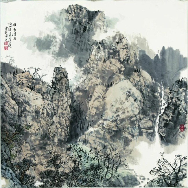 武羽竞应邀参展,"澄怀观道——当代中国画名家邀请展"
