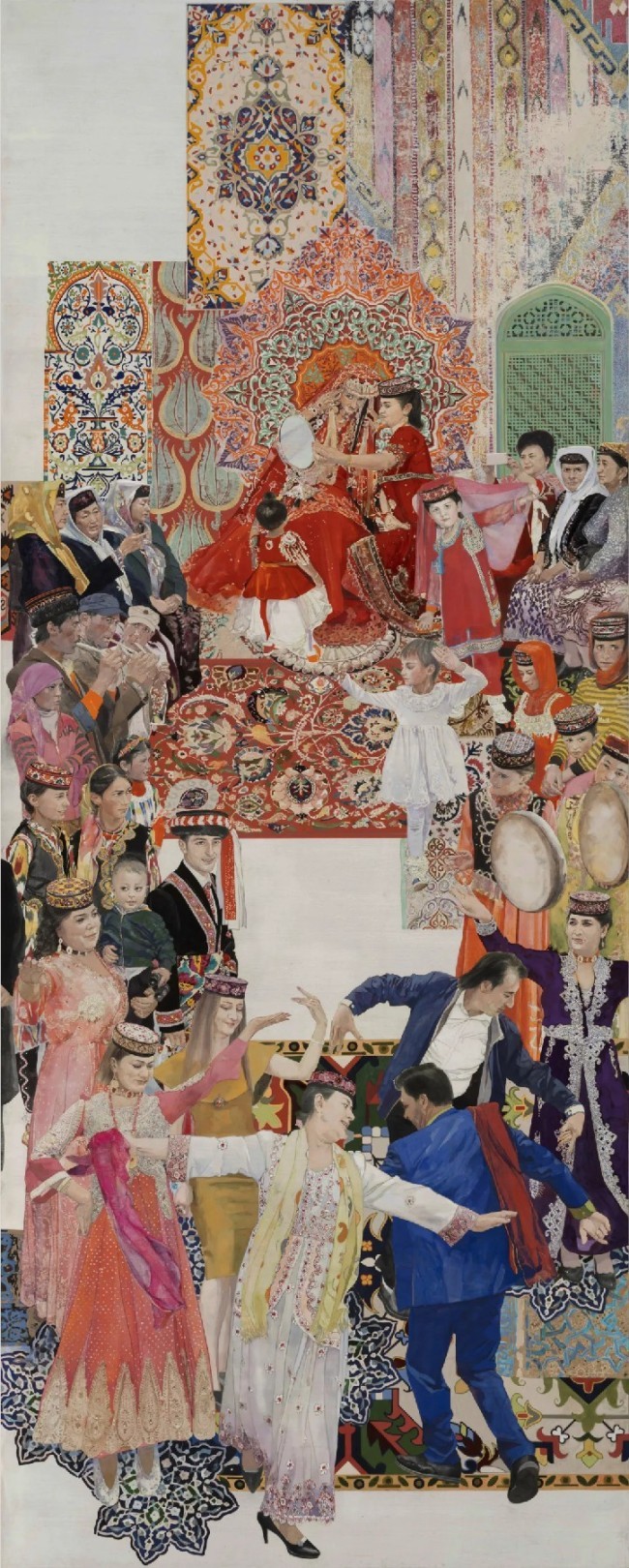 —第十四届全国美展壁画入选作品《美丽新疆》