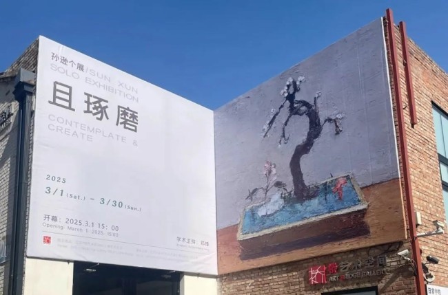 “且琢磨——孙逊个展” 在北京798桥艺术空间开幕，展期至3月30日