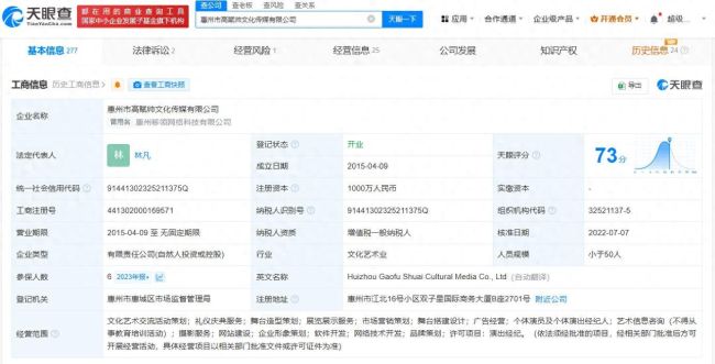 曝光！广东惠州高赋帅文化传媒有限公司为700余名主播偷逃税被罚4268万