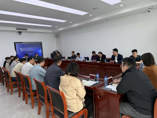 烟台莱山区召开企业数据供需与数据产业发展调研座谈会