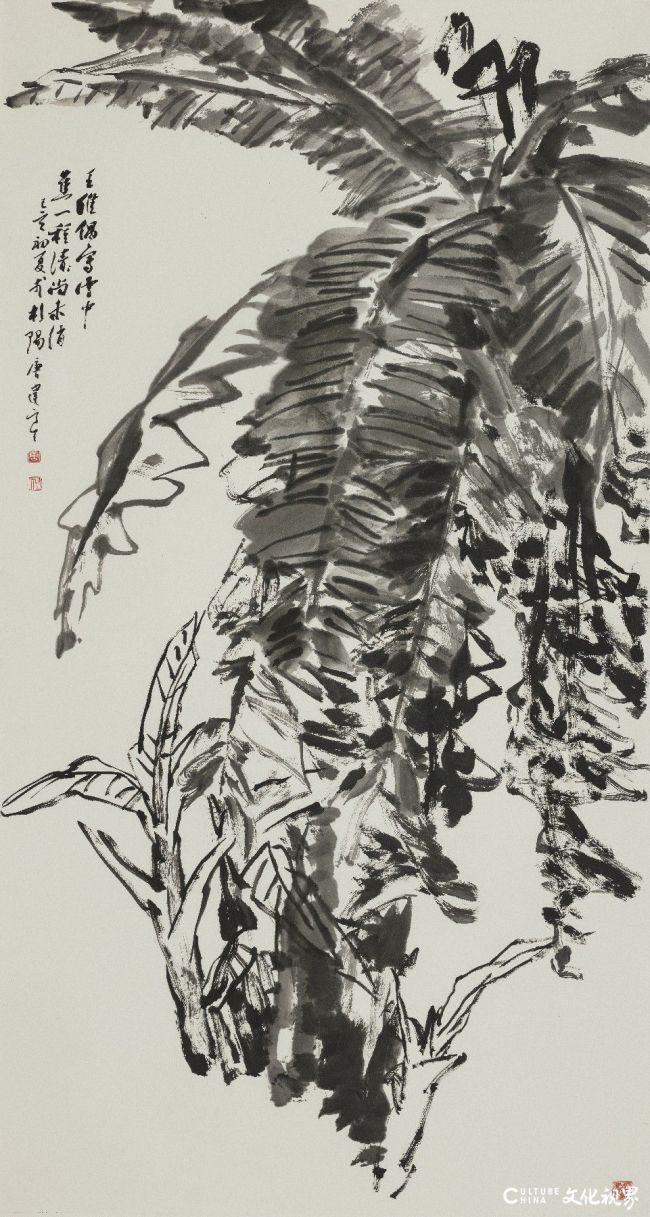 25.雪中芭蕉198cm×98cm  纸本水墨  2019.jpg