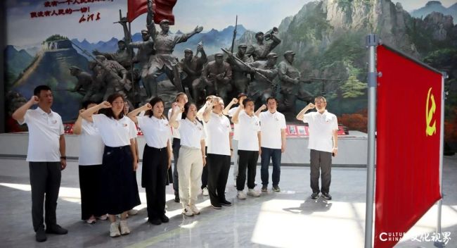 庆祝中国共产党成立104周年暨抗日战争胜利80周年——银丰集团党委昨日赴山东老战士纪念广场开展主题党建活动