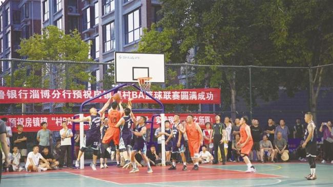 淄博“村BA”开幕 夏夜涌动篮球潮