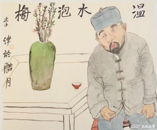 【DeepSeek谈艺】李津·人物画 | 烟火褶皱里的笔墨修行